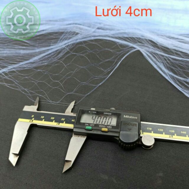 Lưới bắt cá 1màn 3p5-4p dài 100m chiều dài 80cm