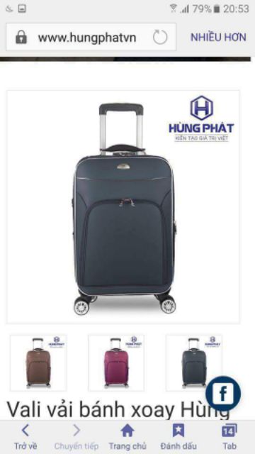 Vali kéo hàng việt nam size 18