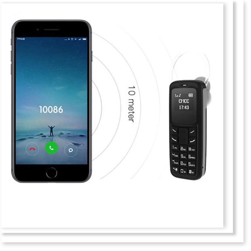 Xả kho - Điện thoại mini BM30 kiêm tai nghe bluetooth 1 sim hỗ trợ thẻ nhớ lên đến 36GB - NicePro | BigBuy360 - bigbuy360.vn
