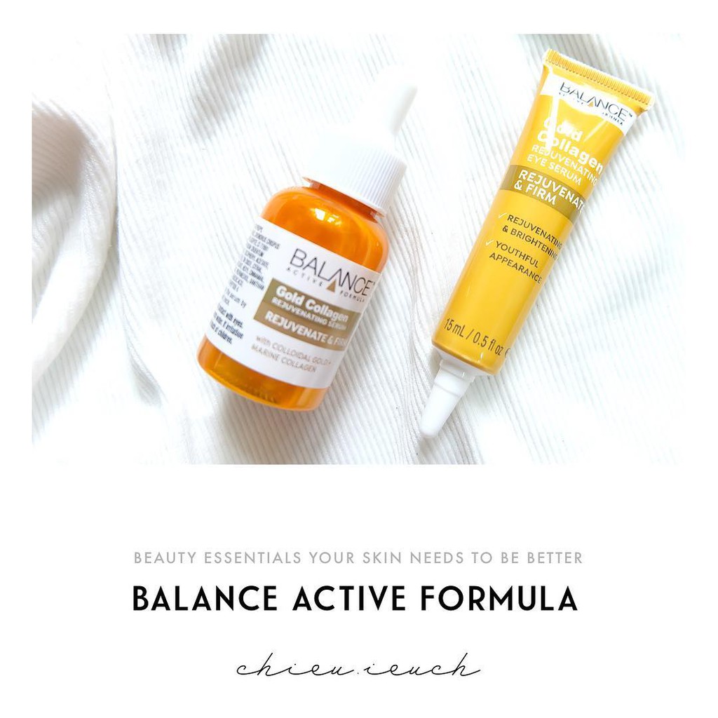 Kem Vàng Giảm Thâm Quầng Mắt Balance Active Formula Gold Collagen Eye Serum 15ml | BigBuy360 - bigbuy360.vn