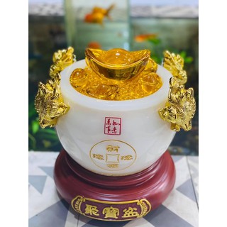 Bát tụ bảo chiêu tài lộc size 15cm