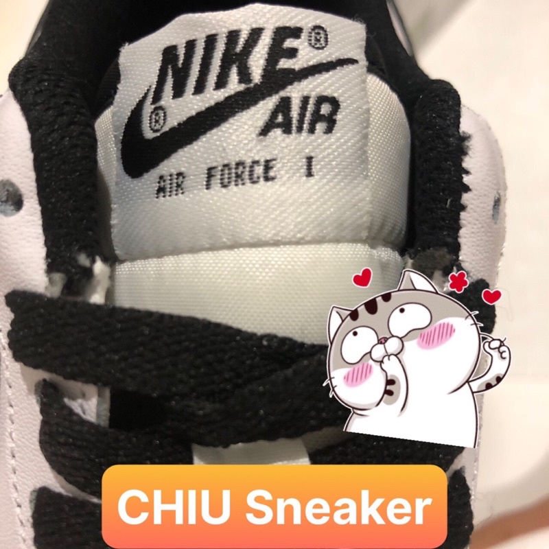 Giày thể thao nam nữ tăng chiều cao air force 1 trắng đen giày Sneaker nam nữ AF1 Full trắng vệt đen