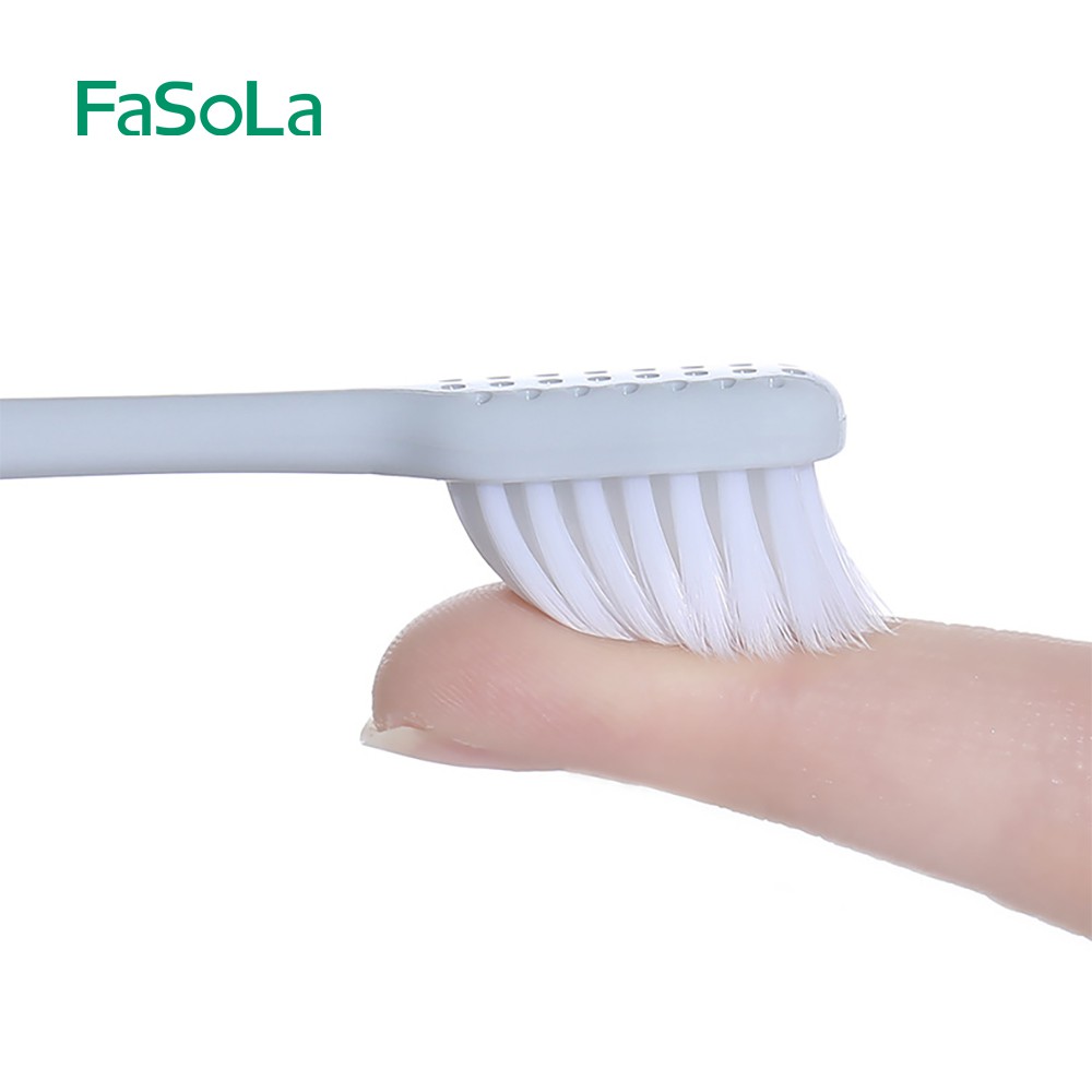Set 8 bàn chải đánh răng lông than tre hoạt tính FASOLA FSLJY-337