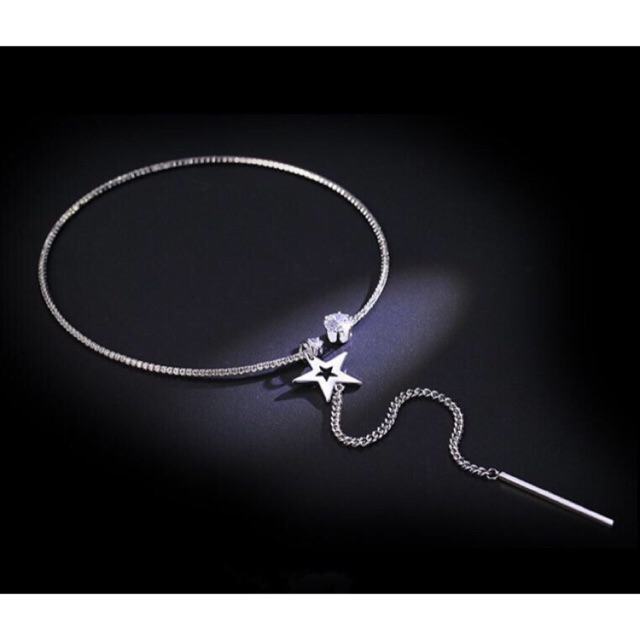 Vòng cổ choker đá