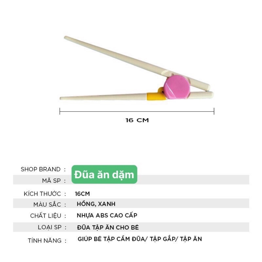 Đũa tập ăn, Đũa cho bé tập ăn chất liệu nhựa ABS hàng NHẬT BẢN