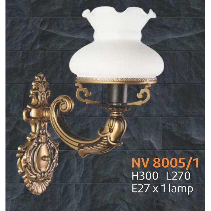Đèn treo tường - vách tường trang trí kiểu cổ điển -VKT-NV-8005/1 (Tặng kèm bóng đèn chuyên dụng )