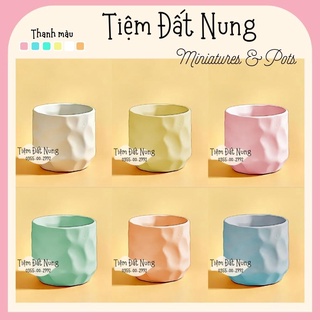 Chậu Mắt Na Trồng Sen Mini - Chậu Sứ Trồng Sen Đá - Tiệm Đất Nung - tiemdatnung - Chậu sứ Bát Tràng