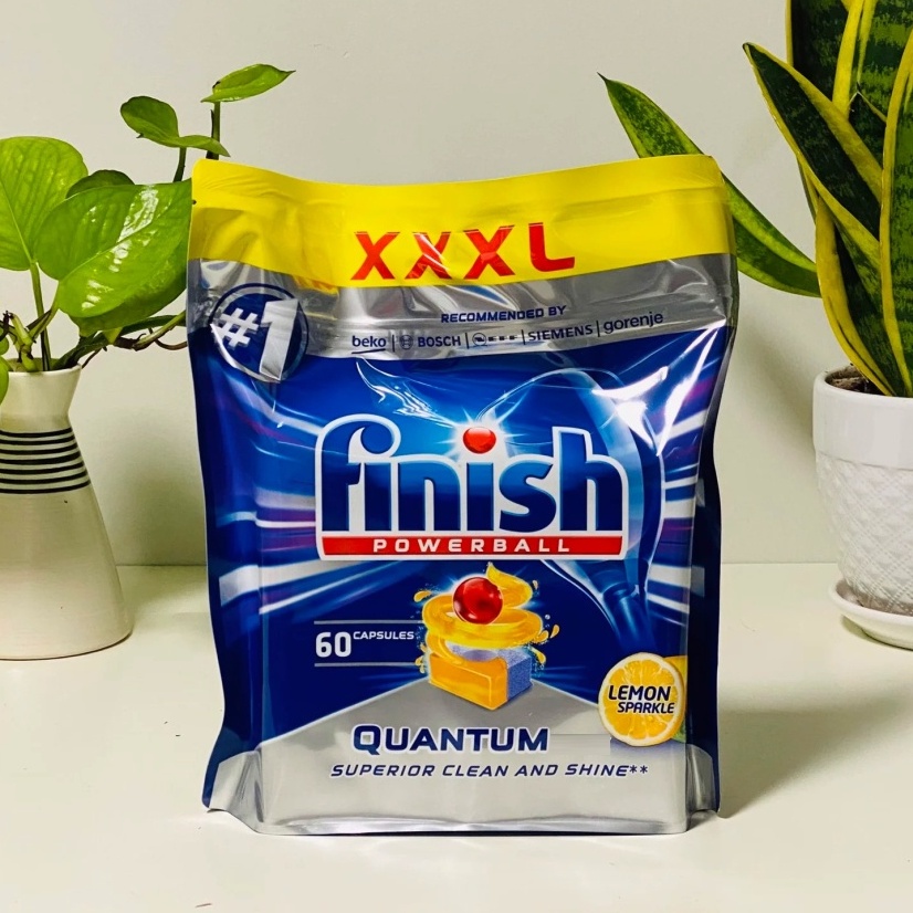 Viên rửa bát Finish Quantum Max ,Ultimate .