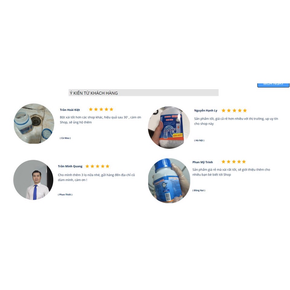 Bột Thông Tắc Cống Bồn Cầu Bồn Rửa Mặt Đường Ống DANA