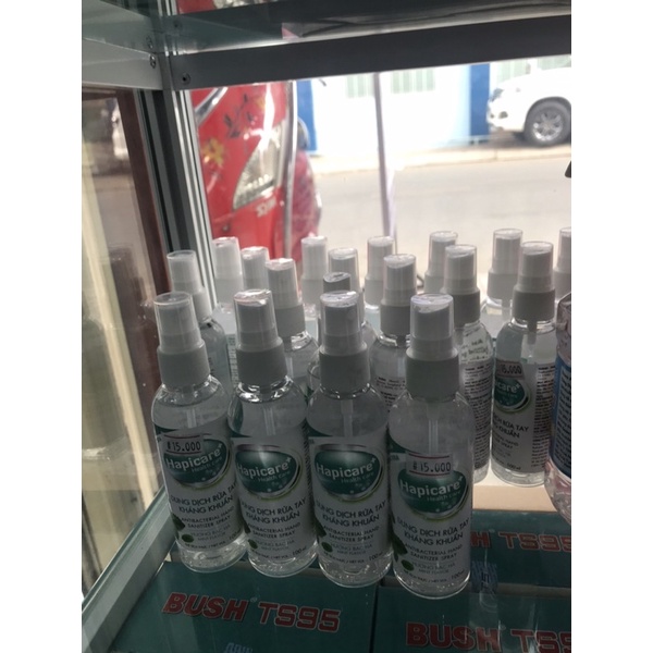 Dung dịch rửa tay kháng khuẩn Hapicare  Hương Bạc Hà/ Hương Trà Xanh