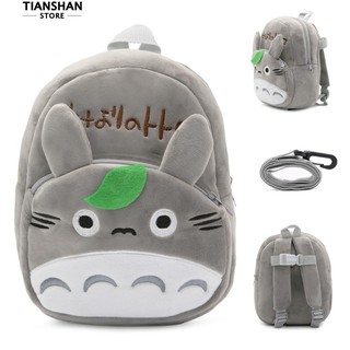 Balo vải nhung hình Totoro kèm dây chống lạc