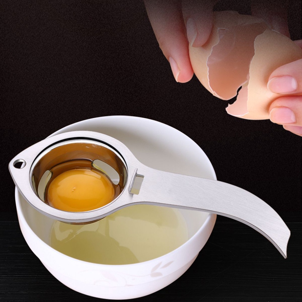 Dụng Cụ Tách Lòng Đỏ Trứng Bằng Thép Không Gỉ