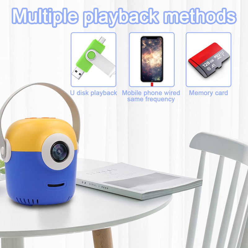 Máy chiếu mini Full độ phân giải lên đến 1920 x 1080 pixel hình ảnh sắc nét sống động bảo hành 12 tháng HN207 máy chiếu | BigBuy360 - bigbuy360.vn