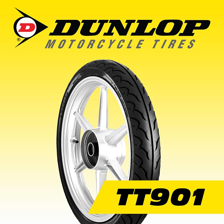 Lốp xe máy Dunlop size 80.90-17 TT901 TL 4, Vỏ xe máy Dunlop size 80/90-17 TT901 TL 4