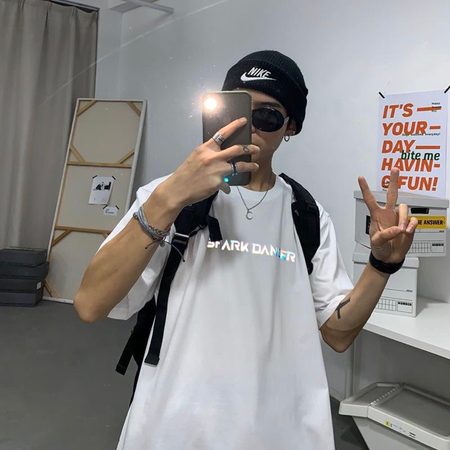 [ PINK ] Áo phản quang SHARK DANGER Unisex