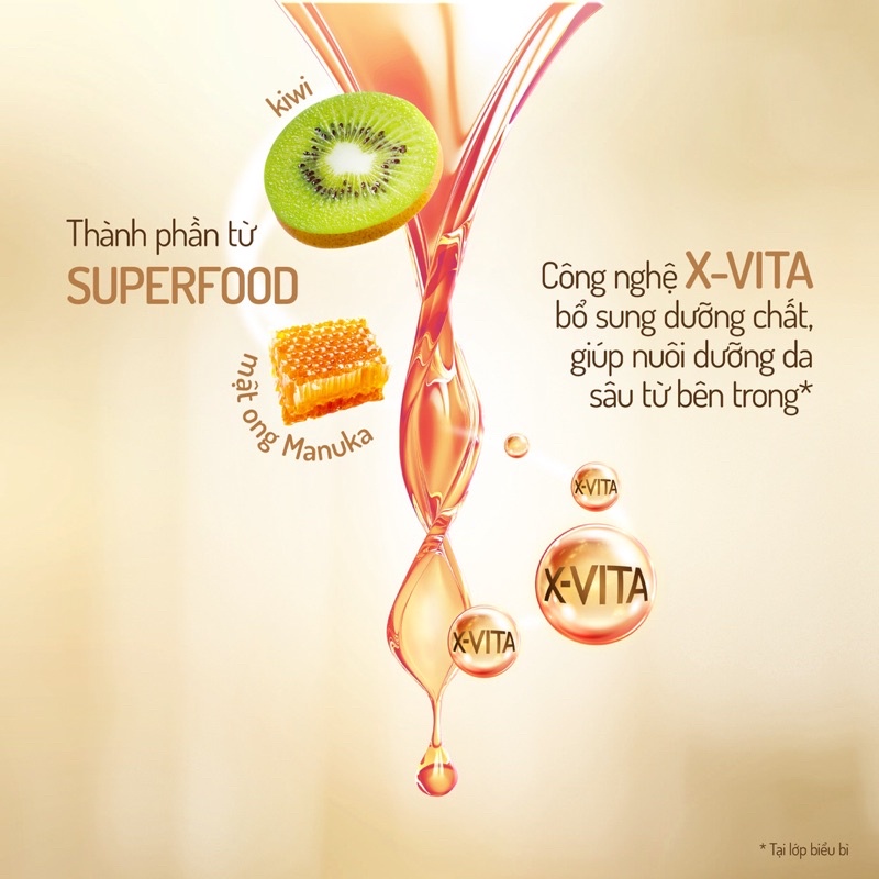 SỮA TẮM LASHE SUPERFOOD 640G DƯỠNG DA SÁNG MỊN - DƯỠNG ẨM CHUYÊN SÂU/ LASHE SUPER FOOD