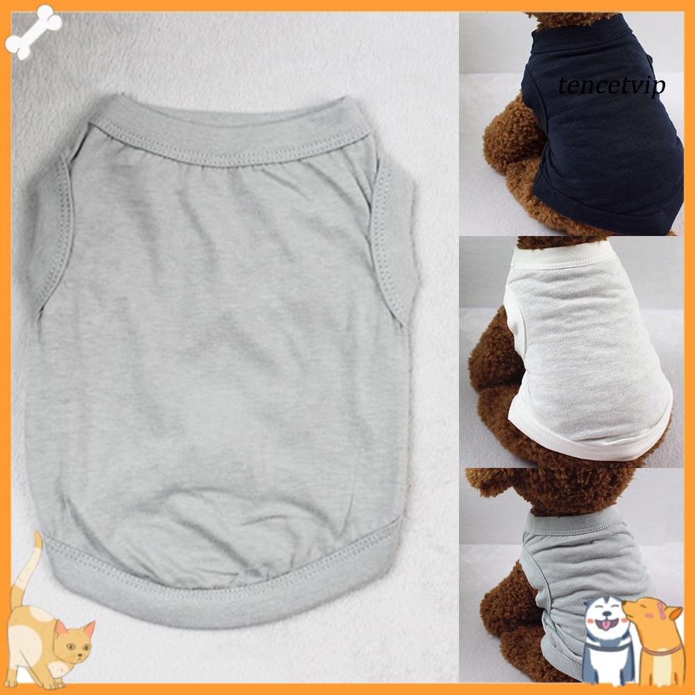 Áo Thun Cotton Cho Thú Cưng - Size Xs-3Xl