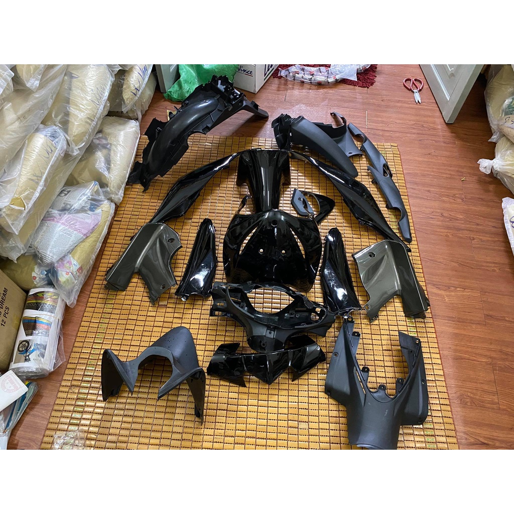 Dàn áo Wave S110  hàng Việt Nam loại 1 màu Đen