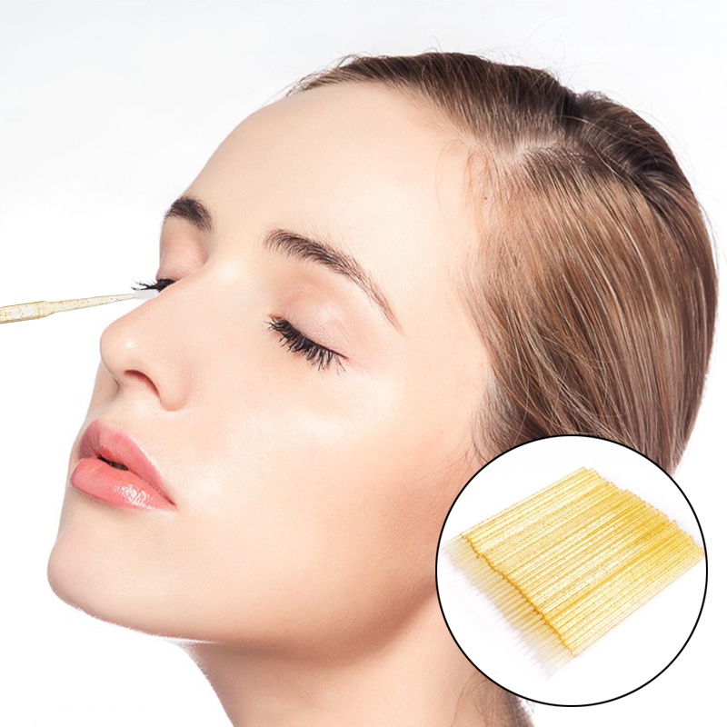 Bộ 100 Tăm Bông Nano Dùng Một Lần Vệ Sinh Trang Điểm Tiện Dụng