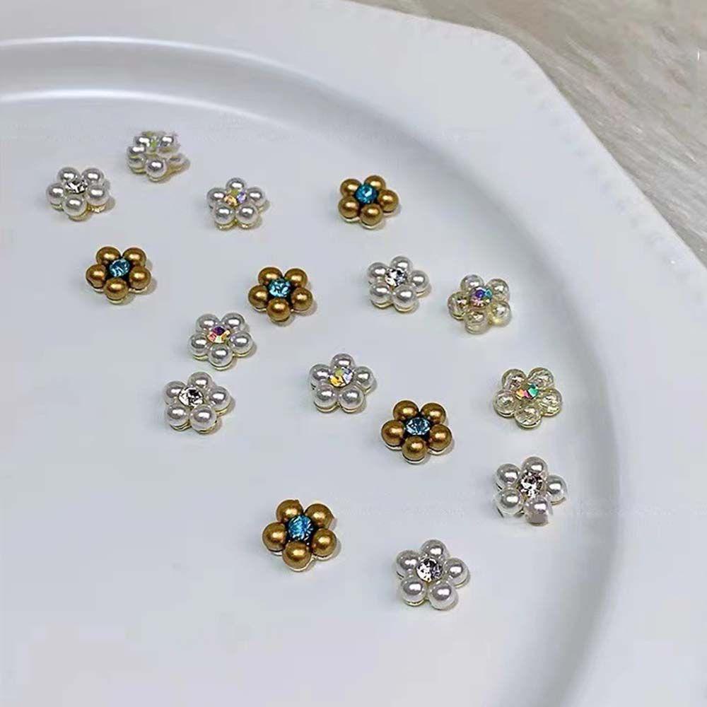 OCEANMAP Phụ Kiện Trang Trí Móng Tay 3D Bằng Hợp Kim Sang Trọng DIY