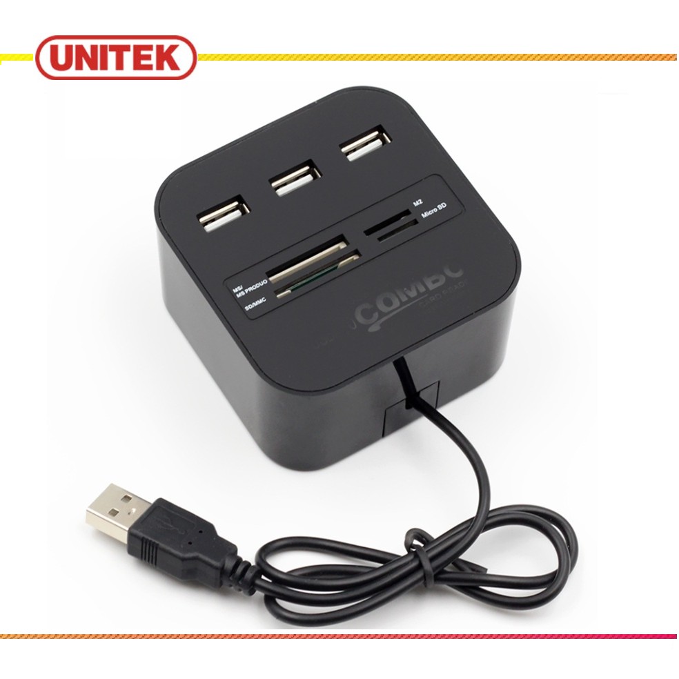 Đầu đọc thẻ đa năng và hub usb COMBO