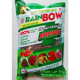 Phân bón hữu cơ rain bow nhập khẩu japan gói 1kg