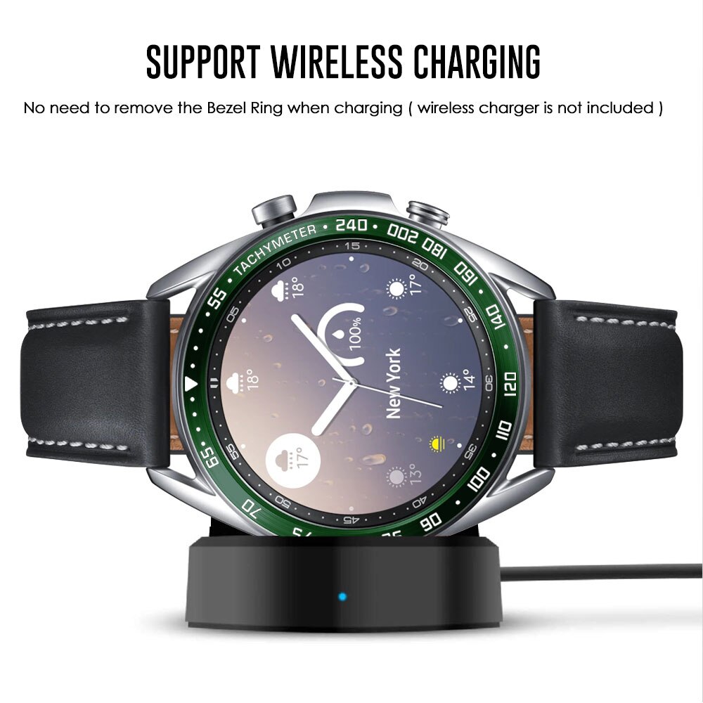 Ốp Bảo Vệ Mặt Đồng Hồ Samsung Galaxy Watch 3 41mm Bezel Bằng Thép Không Gỉ
