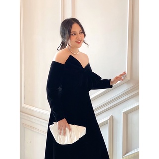 Đầm nhung thiết kế(hàng đặt trước 3 ngày)