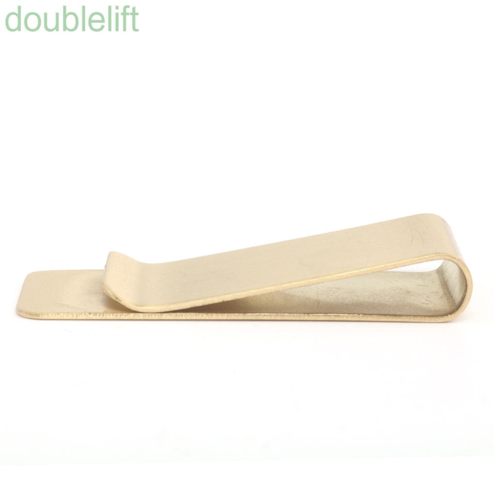 Kẹp tiền/thẻ tín dụng bằng thép không gỉ màu vàng