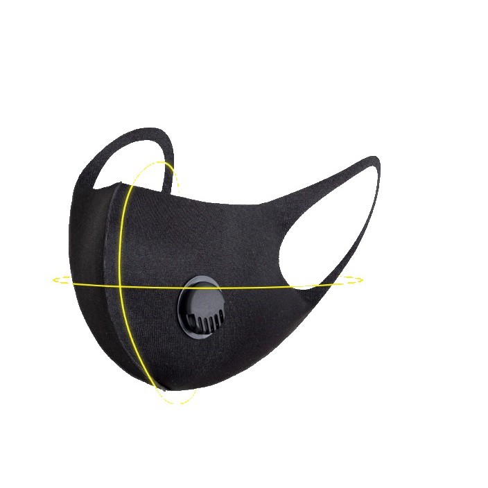 Khẩu trang vải tích hợp van thở thoáng mát ,đẹp , kháng khuẩn, chống bụi mịn, giặt được | BigBuy360 - bigbuy360.vn