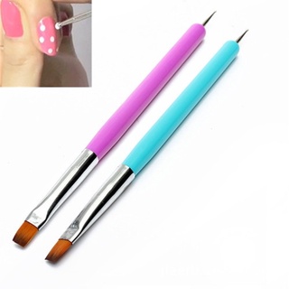 Cọ 2 đầu đa năng , vẽ chấm bi, đắp gel và trang trí móng