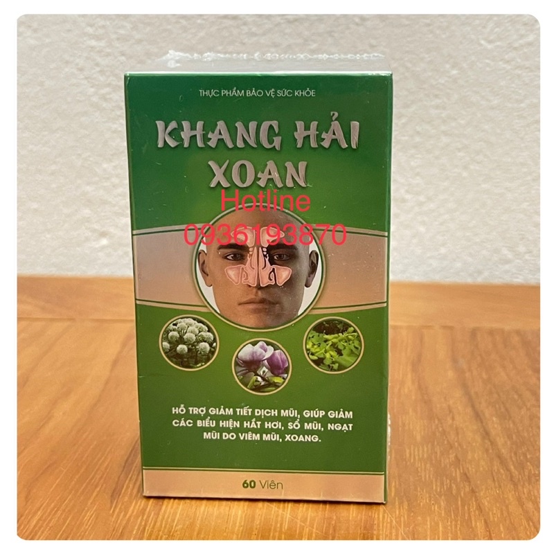 ✅ KHANG HẢI XOAN  [CHÍNH HÃNG] ❤️ XOAN KHANG HẢI HỖ TRỢ VIÊM XOANG VIÊM MŨI DỊ ỨNG