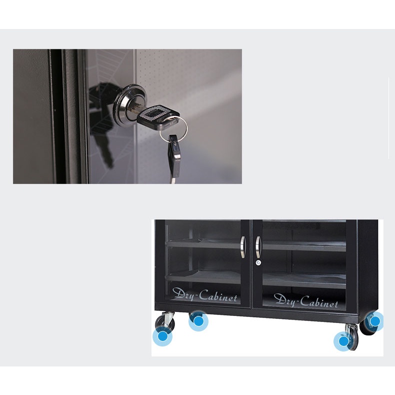 TỦ CHỐNG ẨM CAO CẤP DRY CABI DHC1200L, 1200 LÍTHàng chính hãng