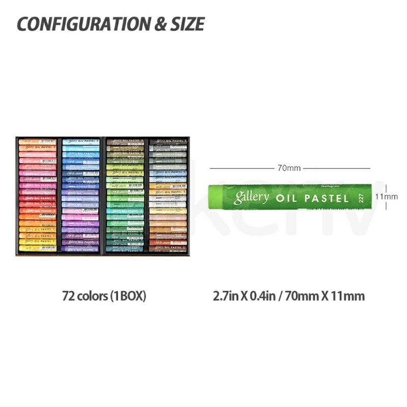 Hộp gỗ Mungyo Extra soft oil pastel 72 màu chính hãng Mungyo