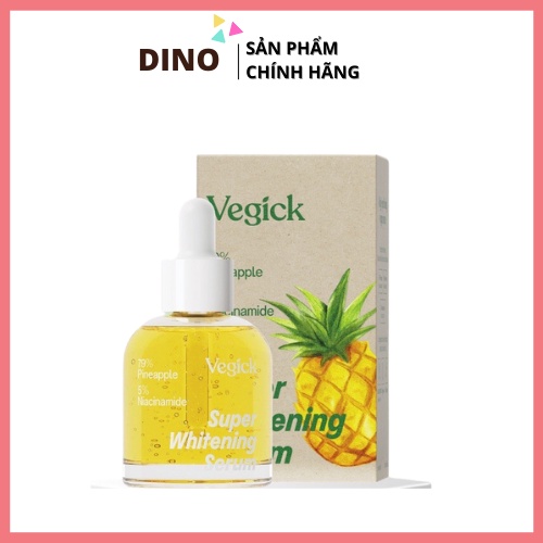 Tinh chất dưỡng trắng Vegick Super Whitening Serum 30ml
