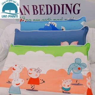 Gối Cao Su Vạn Thành Dợn Sóng 100% Cao Su Thiên Nhiên 29x49x9cm có kèm vỏ gối