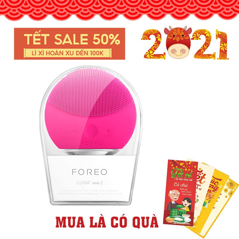 Máy rửa mặt Foreo Luna mini cao cấp - máy massage mặt [1 đổi 1 trong 3 tháng] | BigBuy360 - bigbuy360.vn
