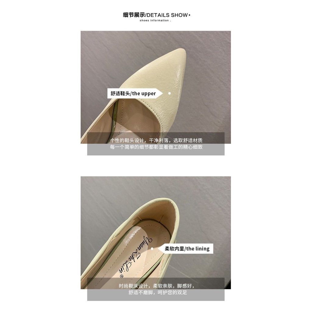 Giày big size nữ cao gót 7cm big size 40 41 42