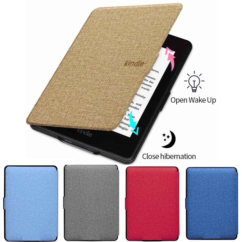 Bao da máy đọc sách PU thức ngủ tự động chất lượng cao cho AMAZON KINDLE PAPERWHITE 1 2 3 4 10 2018 6INCH KPW4