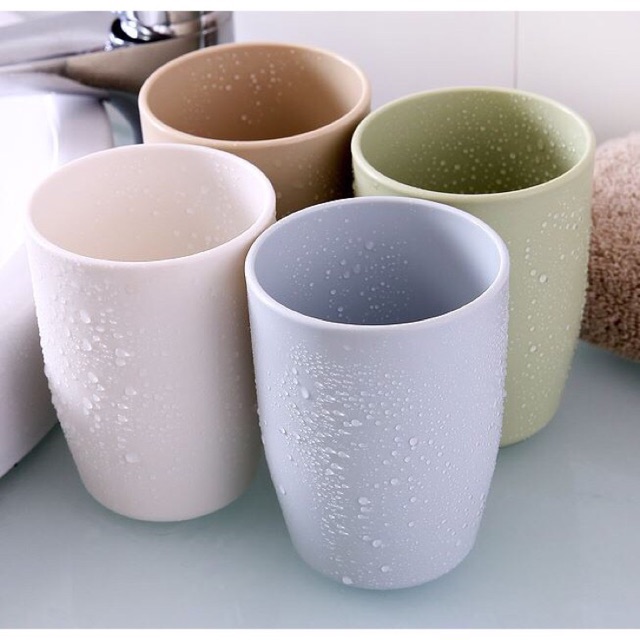 Ly uống nước, đánh răng nhựa chịu nhiệt