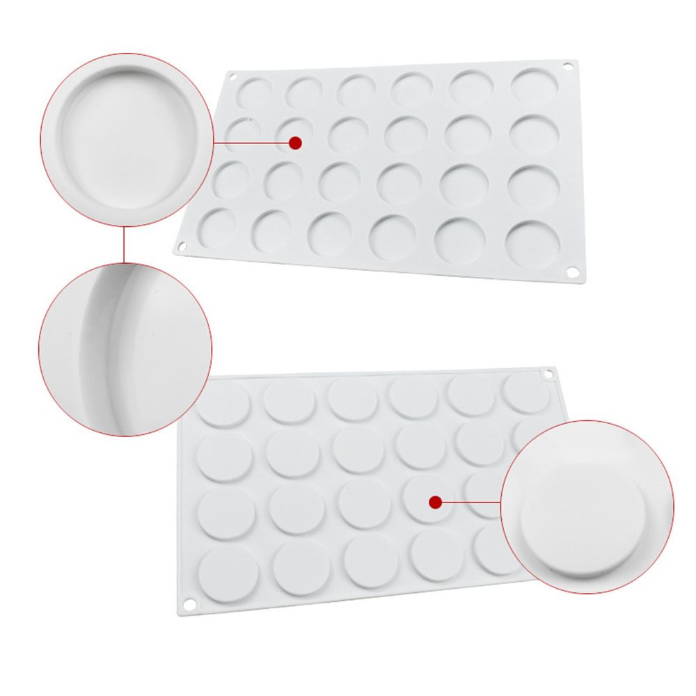 Conopery CONOPERY Khuôn silicone 24 ngăn dùng làm con dấu sáp trang trí sổ tay diy