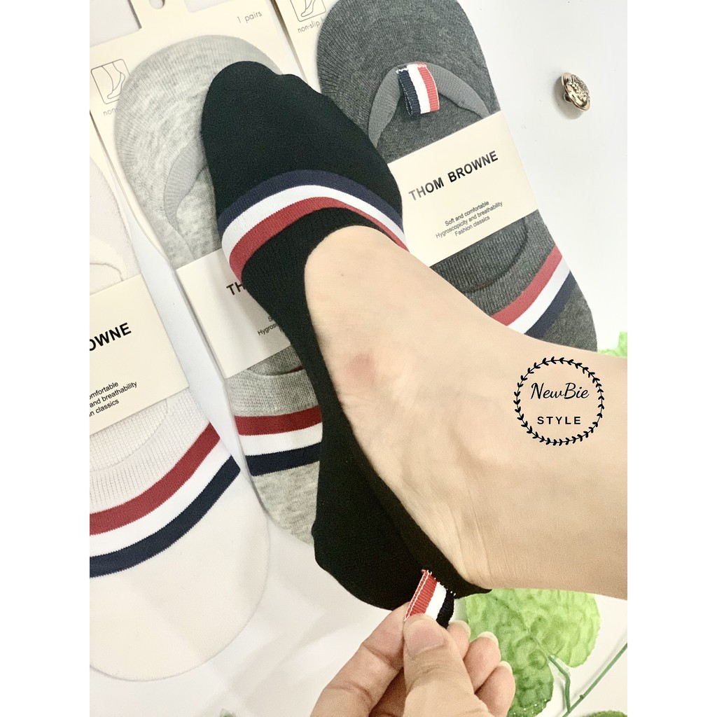Tất lười nam, vớ lười nam có đệm chống tụt trẻ trung năng động