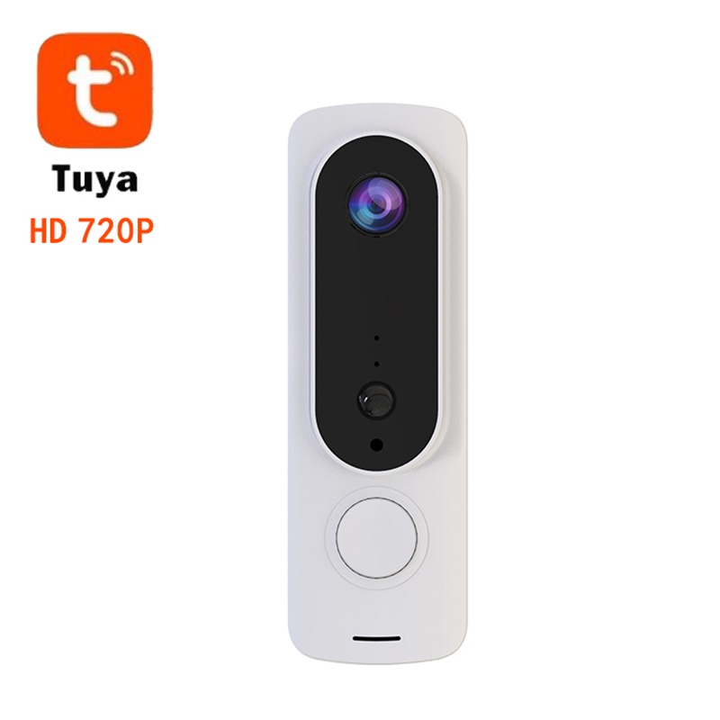 Chuông cửa thông minh wifi T5 Tuya không dây có camera 1080P FHD kèm phụ kiện IR nhìn ban đêm