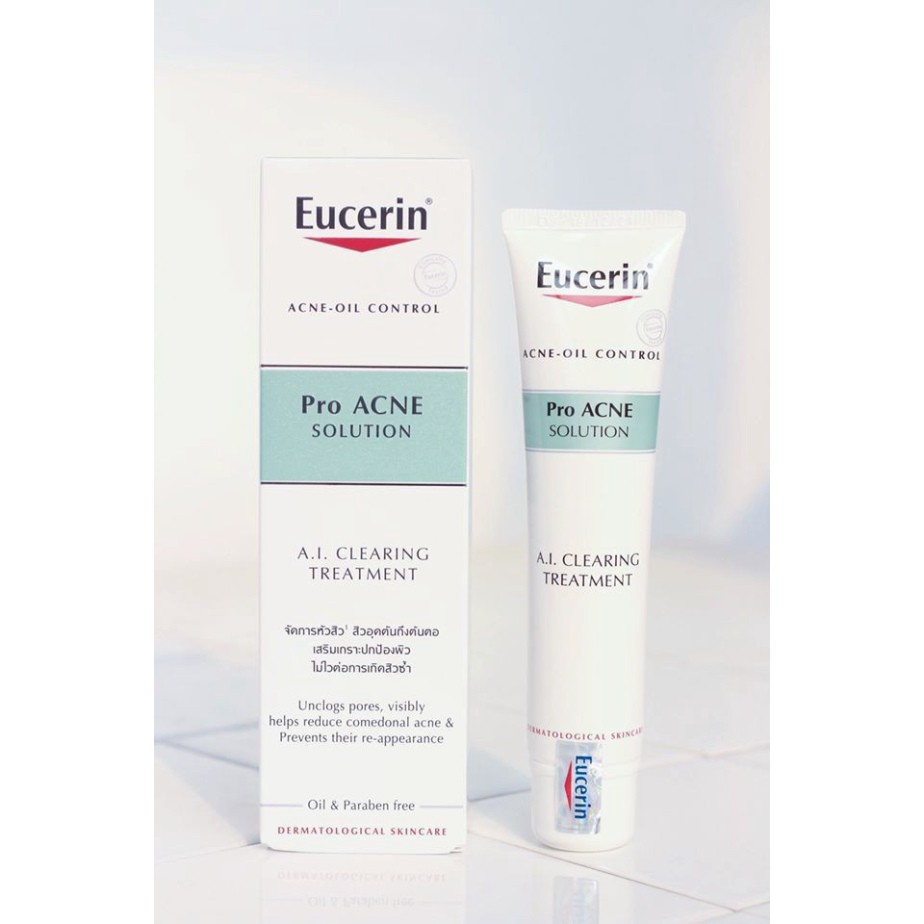 [CHÍNH HÃNG] Tinh chất giúp giảm mụn dành cho mọi loại da Eucerin Pro Acne A.I Treatment 40ml- 87925