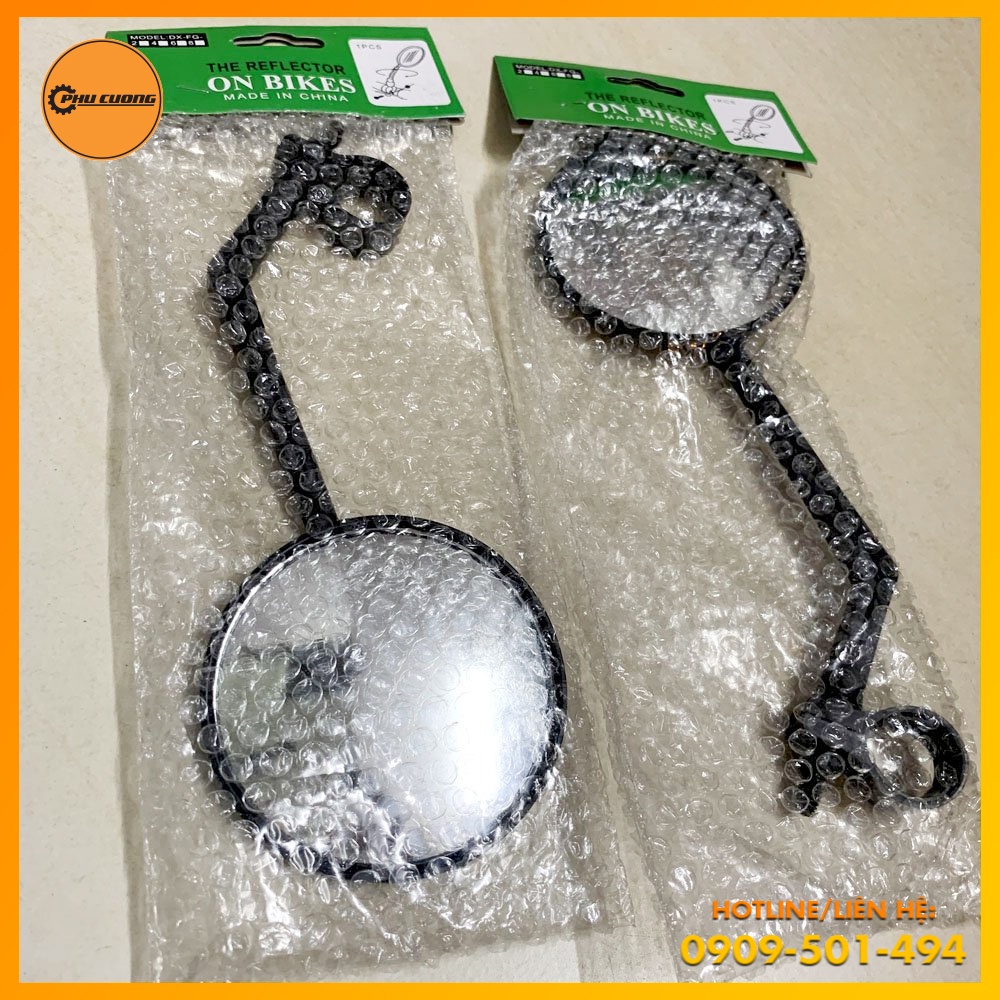 Bộ Gương, Kính Chiếu Hậu Xoay 360 Độ Hỗ Trợ Quan Sát Cho Xe Đạp Thể Thao