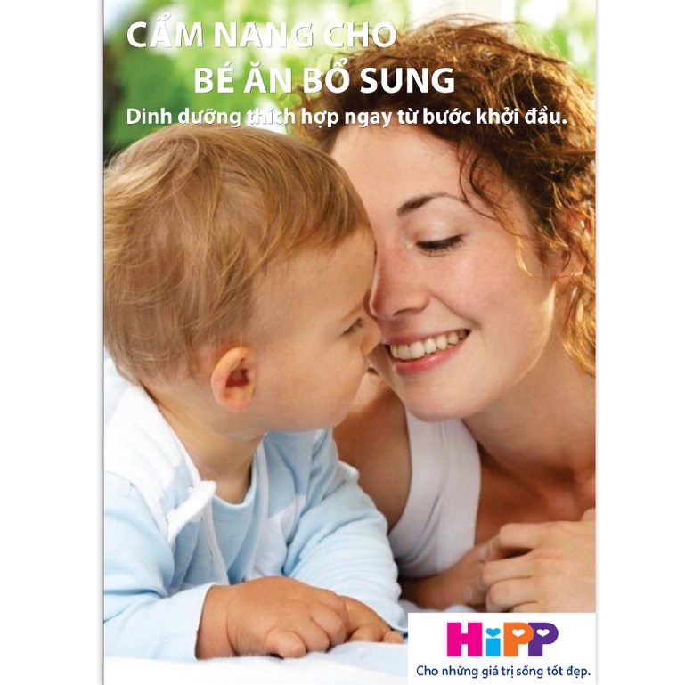 [GIFT] Cẩm nang cho bé ăn dặm bổ sung HiPP (1 quyển_Sách)