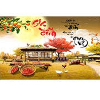 Tranh thêu Gia đình hạnh phúc - LV3302