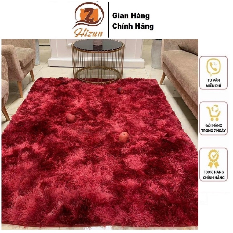 Thảm Lông Dài Trải Sàn Hizun Phong Cách Hiện Đại