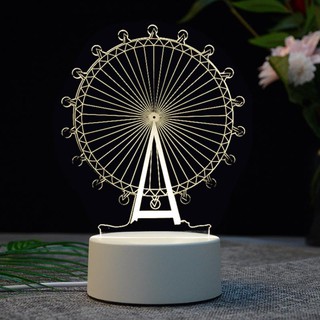 Đèn ngủ, đèn trang trí Led 3D, Con Sứa