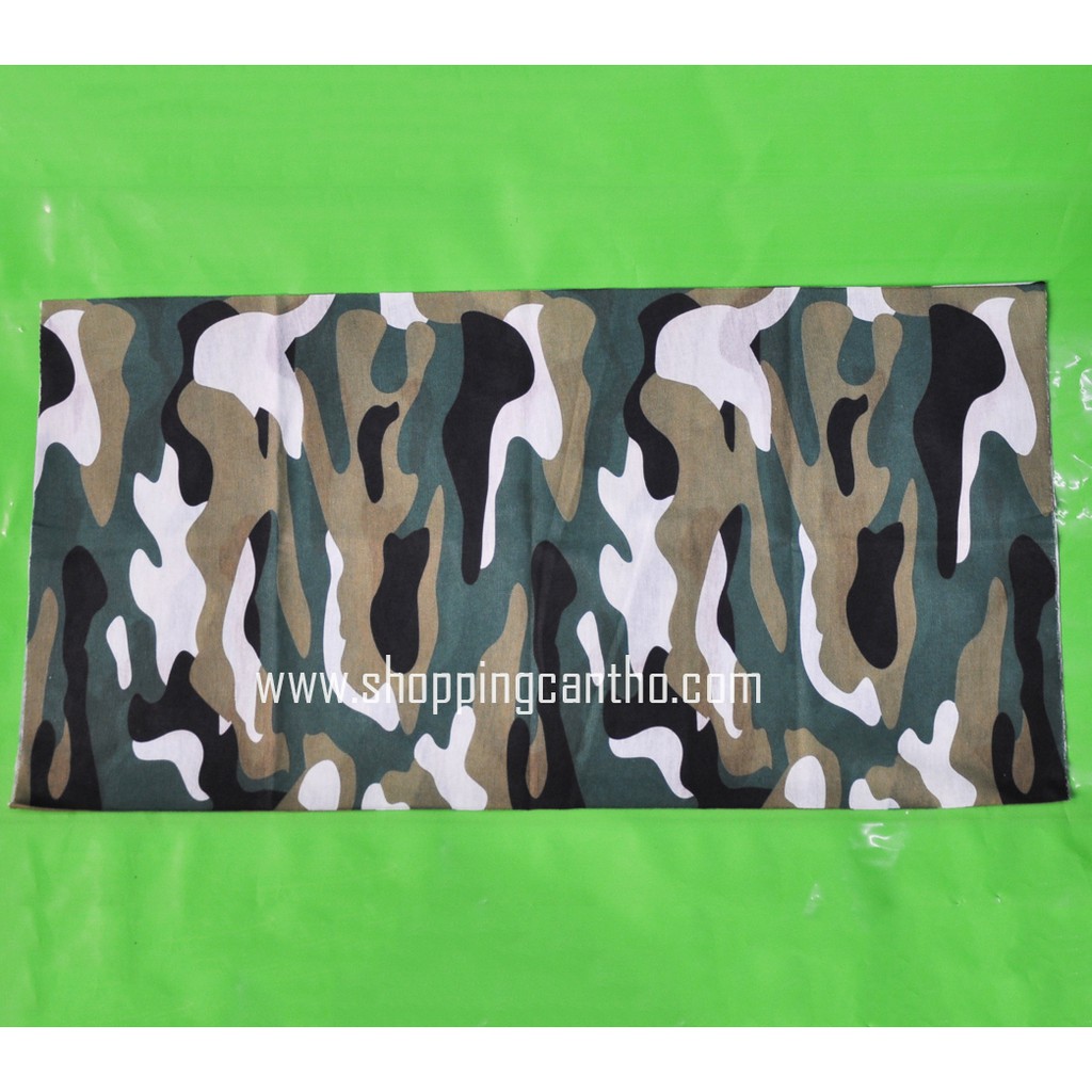 Khăn đa năng rằn ri khăn phượt camouflage quân đội màu camo